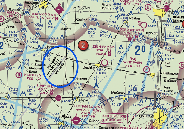 Yes, this is a Military Training Route from the surface to 1,500 feet AGL.